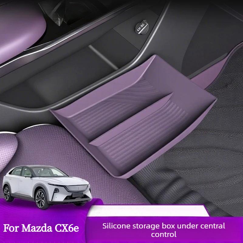 Original Design Lower Center Console Silicone Protective Mat Interior Upgrade Modification Parts For Mazda CX6e EZ60