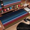 Gamer Mousepad Gradient Color Line Mouse Pad Large Mouse Mat Natural Rubber Desk Rug PC Desk Mats Retro Design Mousepad xcm
