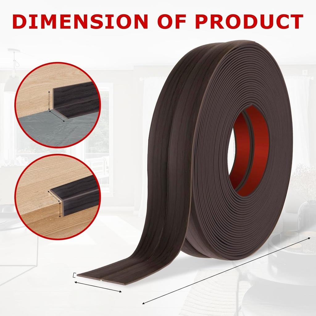 1 pezzo 4cmx2m Striscia Decorativa da Parete Peel and Stick, Striscia Angolare Flessibile, Protezione Angoli Interni ed Esterni per Bordi Murali