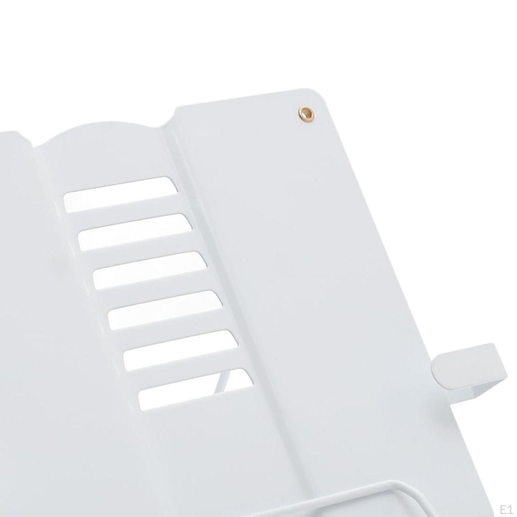 Buchständer, verstellbare Halterung und Büroklammern, Lesepult, tragbar, stabil, leicht