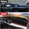 For Volkswagen VW Golf 8 MK8     Car Dashboard Cover Mat Trument Carpets Anti-UV Non-Slip Pad Accessories