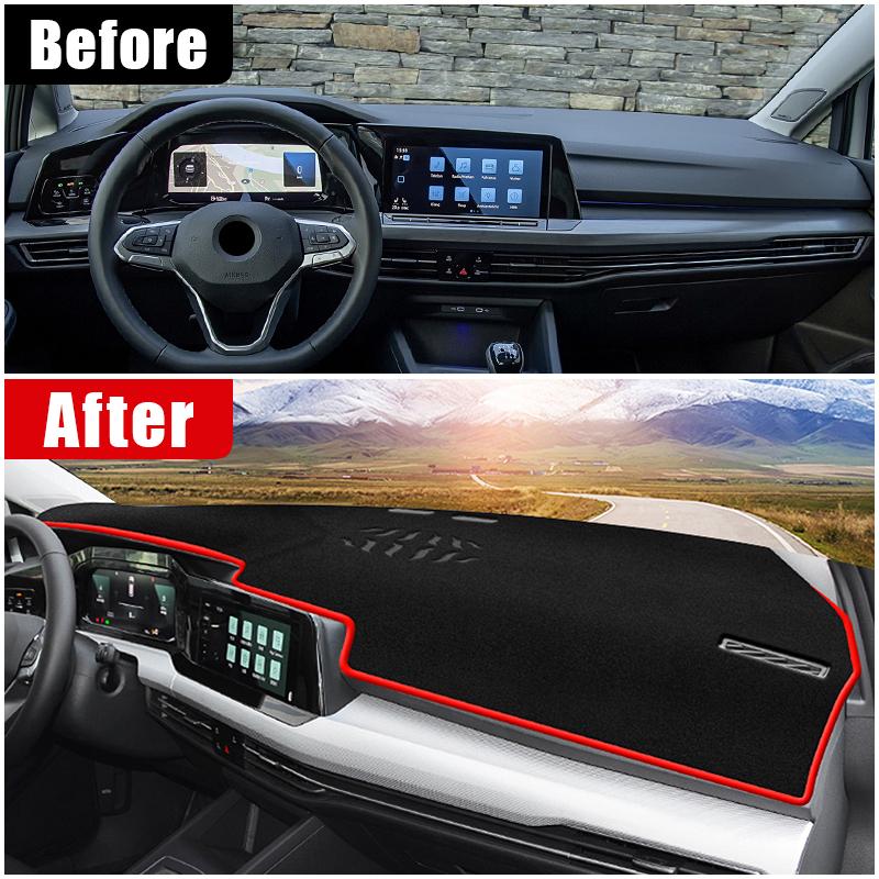 For Volkswagen VW Golf 8 MK8     Car Dashboard Cover Mat Trument Carpets Anti-UV Non-Slip Pad Accessories