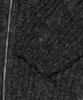 OTHERFITS Cable High-Neck Knit Zip-Up (Charcoal)