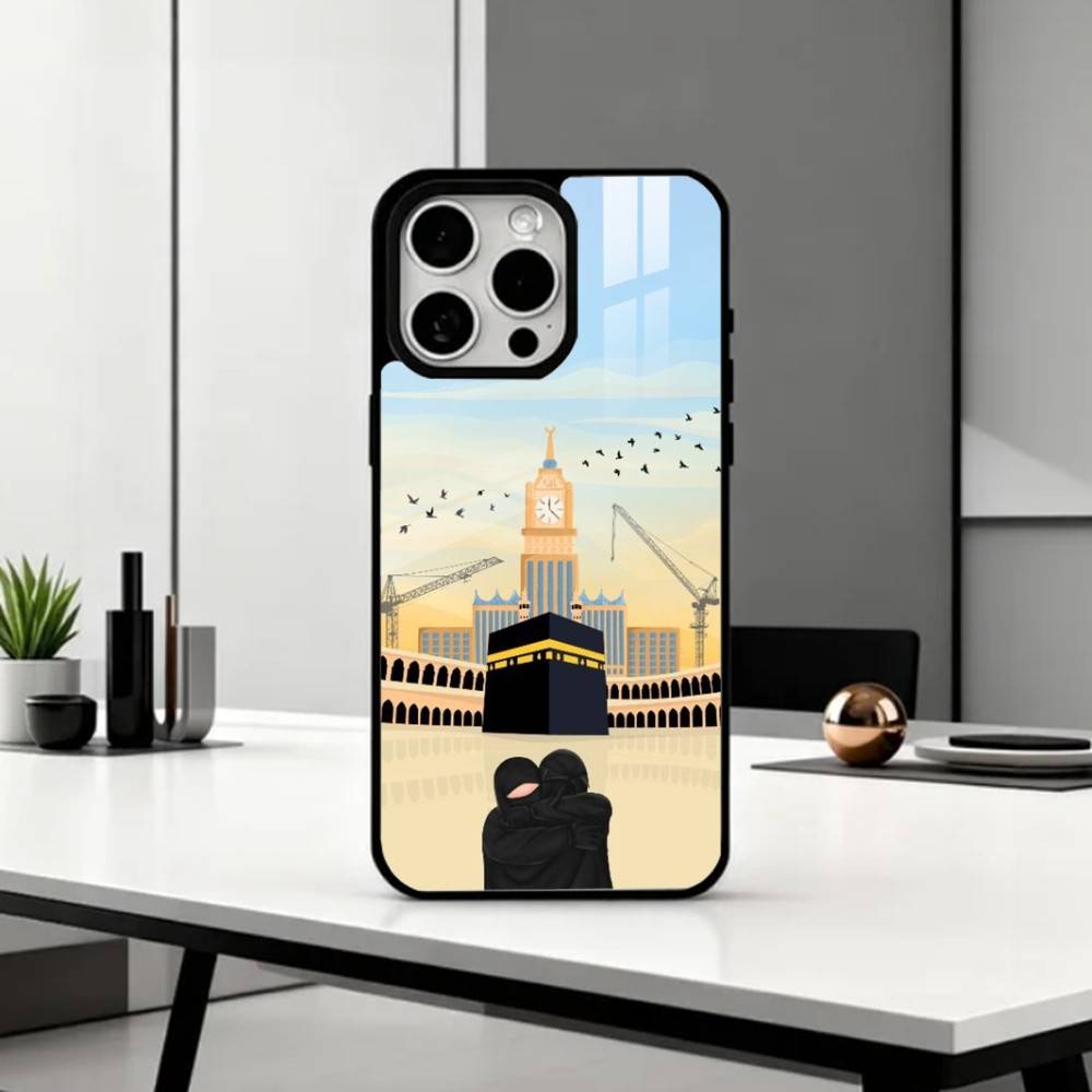 I-IN Mecca Pilgrims Art   Phone Case For iPhone17,16,15,14,13,12,11 Plus,Pro Max Magnetic For Magsafe Wireless Charging