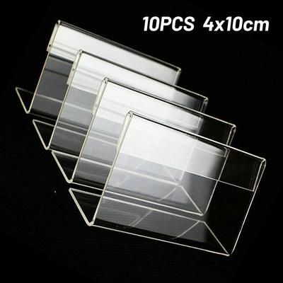Display Display Stand Label Price Shop Sign Transparent Acrylic