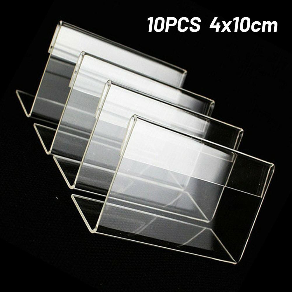 Display Display Stand Label Price Shop Sign Transparent Acrylic