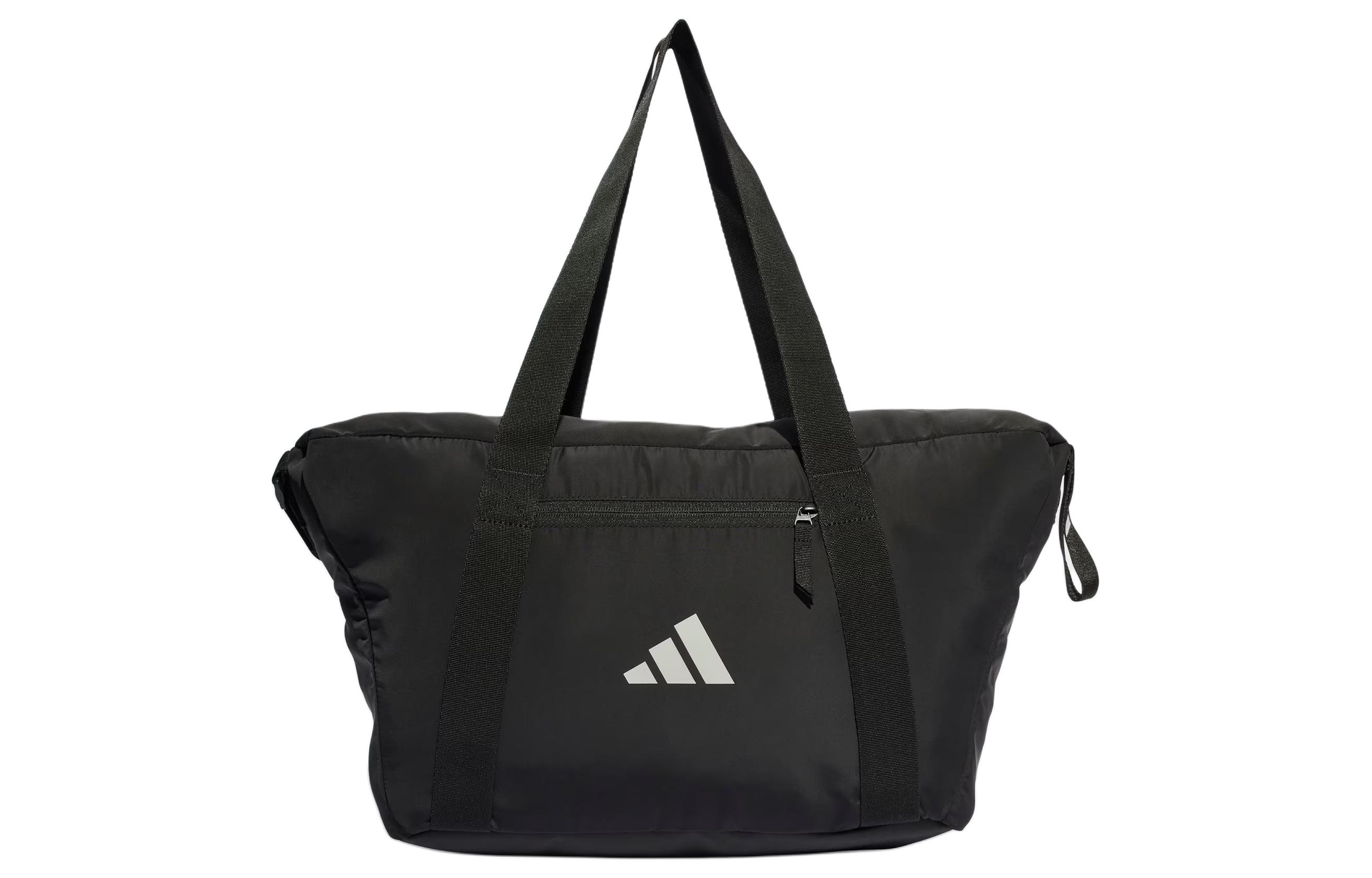 Adidas Recycled Polyester One Shoulder Handbag Women s Black & Linen Green IP2253
