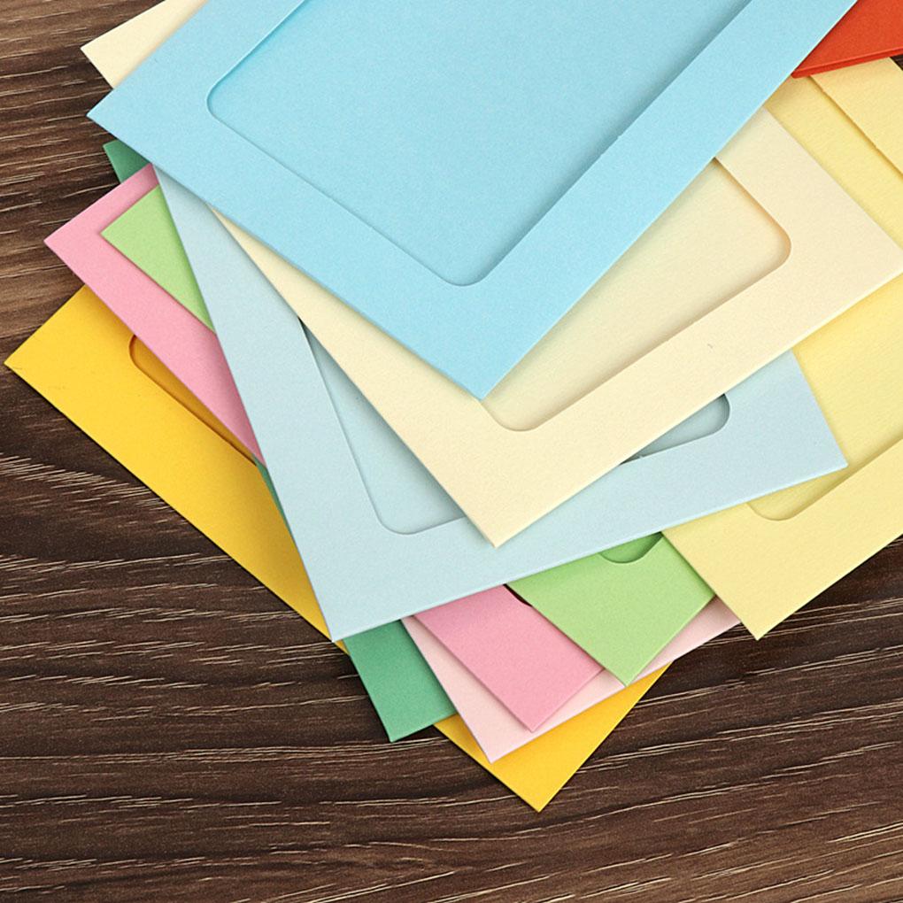 KOGOTA 10pcs Colorful Paper Photo DIY Wall String Clip Picture Hanging Album Frame Party Decorations