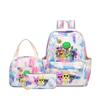 Rhythm zygote student schoolbag children's backpack backpack three-piece set