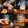 Set de Cocktailuri Afumate cu Whiskey cu Chipsuri de Lemn Kit Afumător de Cocktailuri Filtre Metalice Aerator cu Oxidare Rapidă Ustensilă de Bar Cadouri de Lux