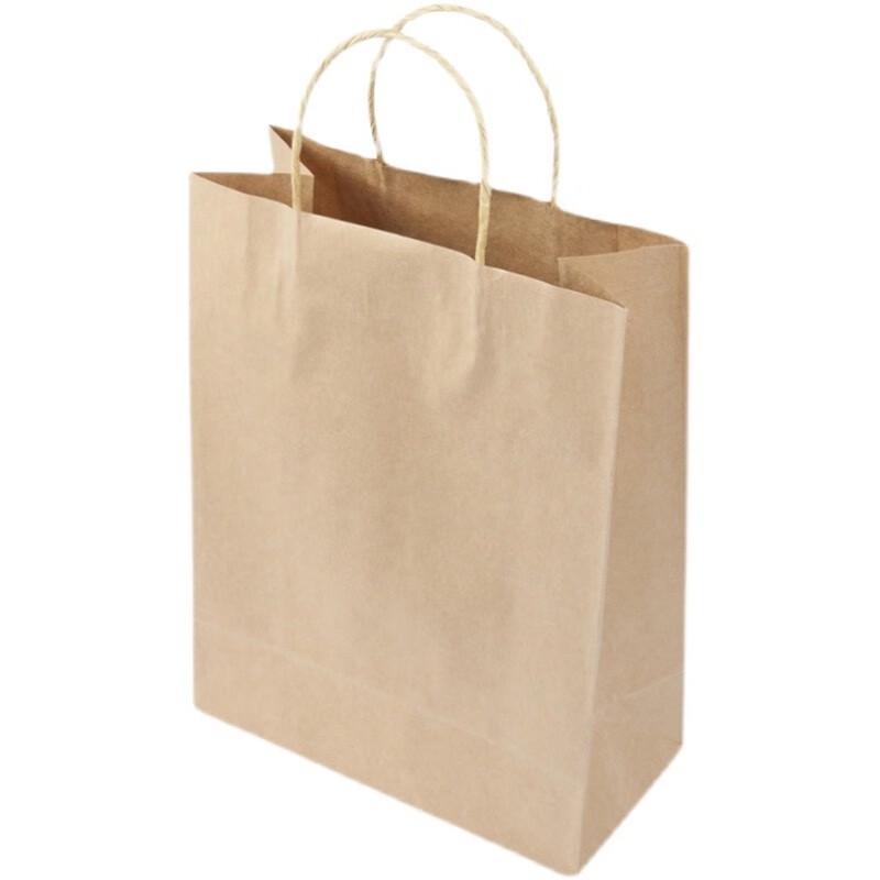 Kraft Paper Takeout Carrier Bags