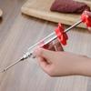 Food Grade PP Stainless Steel Needles Spice Syringe Set BBQ Meat Flavor Injector Kitchen Sauce Marinade Syringe Accessory