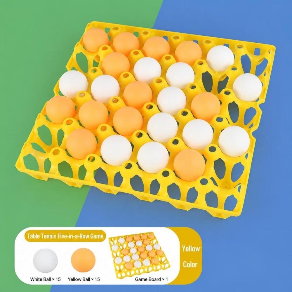 Two-Player Table Tennis Gobang Dual Color Balls Fun Party Game For Two-Player Battles