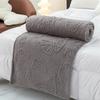 Luxurious Chiffon Butterfly Jacquard Throw Blanket Velvet Nap Blanket Office Shawl Comfortable Blanket Warm Sofa Blankets for Bed Quilt