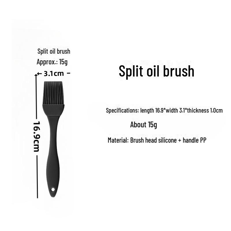 Silicone BBQ & Baking Oil Brush Set