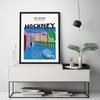 David Hockney Canvas Painting Exhibition Poster Pool with Two Figures Print Abstract Landscape Wall Art Pictures for Living Room
