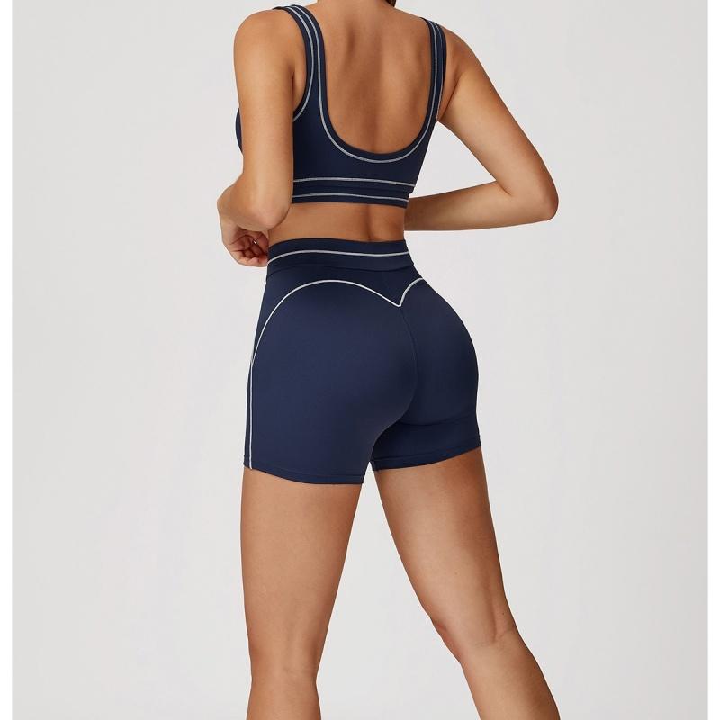 Women High Waist Workout Shorts Fitness Yoga Lift Butt Fitness Ladies Yoga Gym Running Summer Short Pants