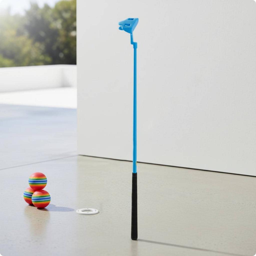 Kids Golf Putter Portable Indoor Golf Putter Sporting Goods Adjustable Length For Beginners