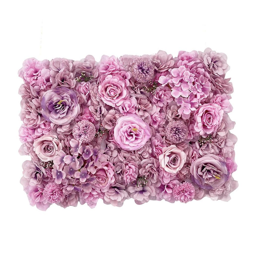 Artificial Flower Panel Decorative Romantic Valentines Day Gifts Rose Backdrop for Wedding Event Stage Valentines Day Wall Decor