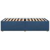 Bed Frame without Mattress Blue 31.5 x 78.7 in (80 x 200 cm) Fabric