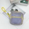 1PC Multicolored Durable Mesh Carried or Hung Grid Storage Bag Convenient Travel Saving Space Orderly Manner