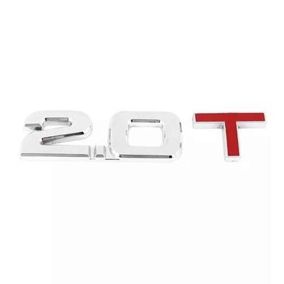Car 3D 1\.8T 2\.0T 2\.4T 3\.0T Sticker Emblem Badge Decals Auto Tail Sticker 