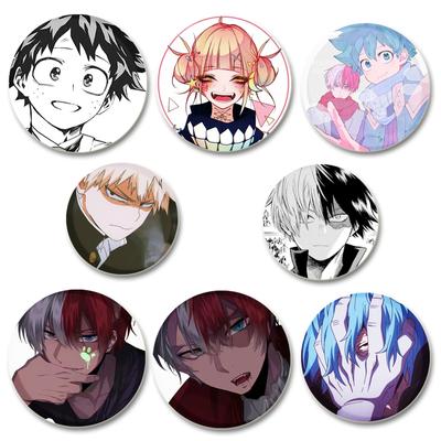 32/44/58 mm fännid Kollektsioonid Anime My Hero Academia Prossid Midoriya Izuku/Bakugou Katsuki/Todoroki Shoto Seljakott Märk Multifilmi rinnanõelad