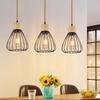Pendant Lamp - NETTLIFE - 3-light Pendant - 3×E27 - Black - Metal