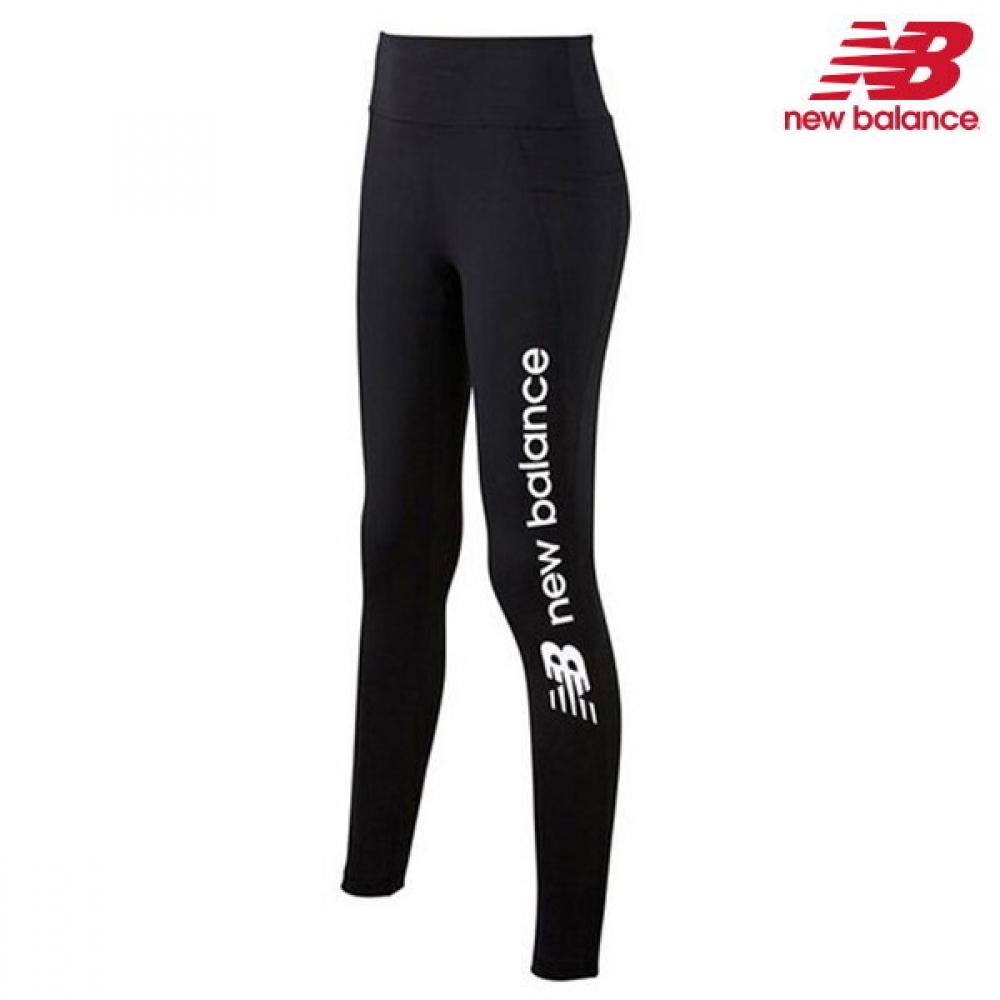 

New Balance Leggings Nbns94w082 Bk High Waist Letter 65/size