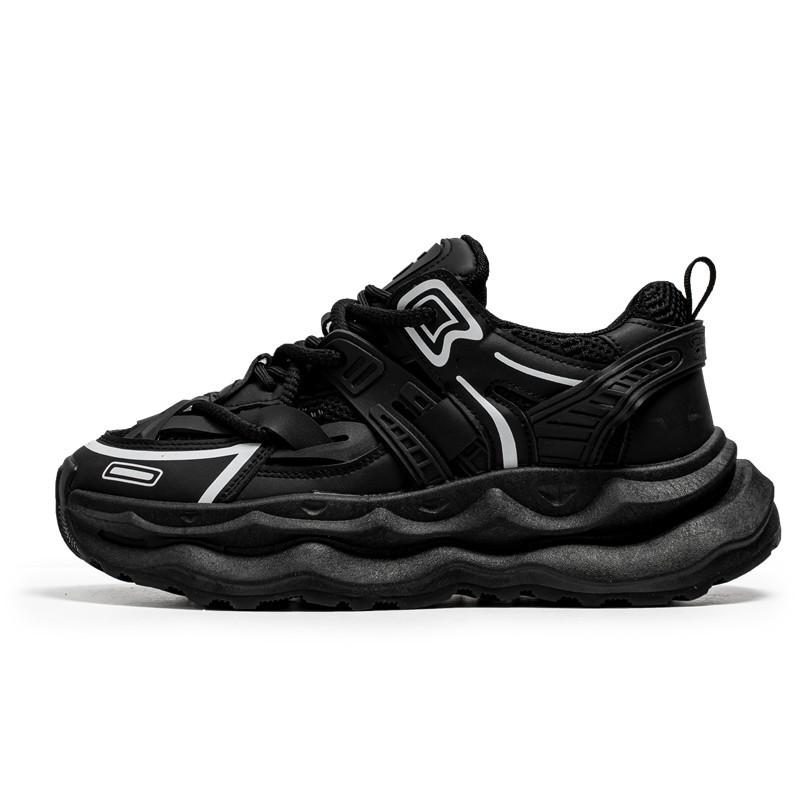 

Men s Korean version autumn and winter platform heightening shoes retro youth trend dad shoes fashion student sports and leisure shoes 40