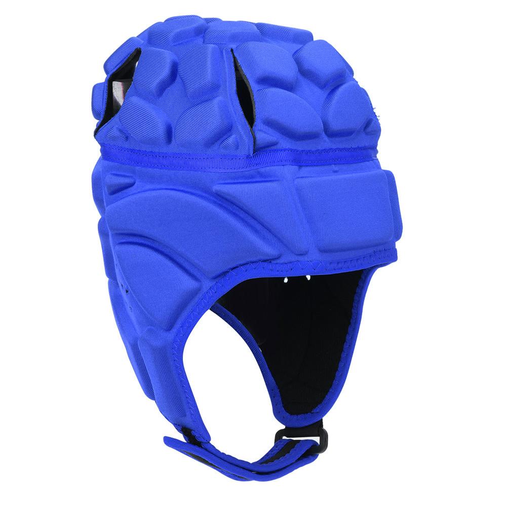 Professional Football Baseball Sports Helmet Rugby Goalie Roller Hat Head Guard ProtectorBlue L
