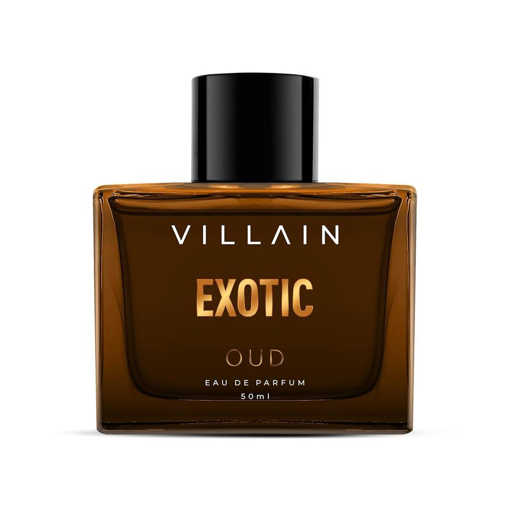 VILLAIN Exotic OUD Luxury Premium Long - Lasting Fragrance Eau De Perfum for Men - 50 Ml
