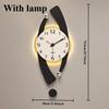 Retro Wall Clocks Nordic Minimalist Acrylic Clocks Elegant Aesthetic Design Clock Household Entrance Hall Luminescent Clock