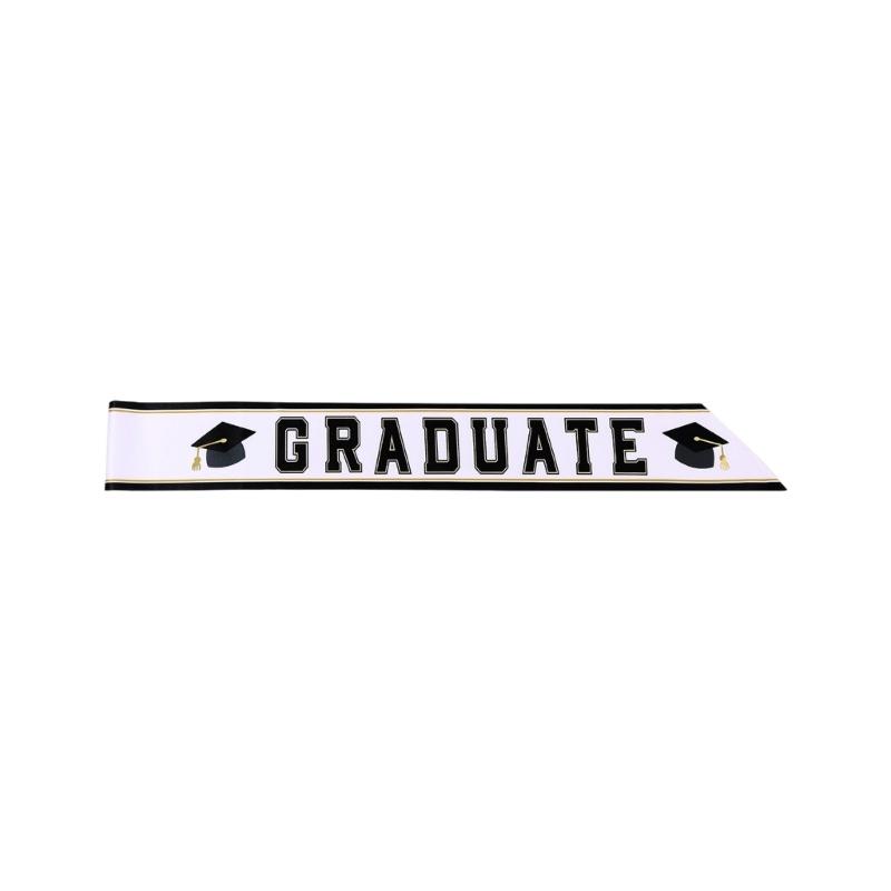 

Elegant Graduation Hairband Shoulder Strap For Senior Prom College High School Commencement Celebration Accessories
