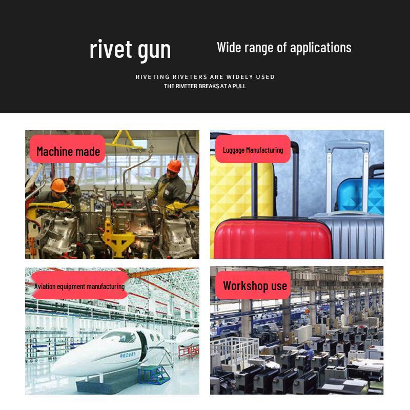 Lihong Industrial Grade Pneumatic Rivet Gun and Nut Riveter Machine