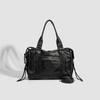 Vintage Punk Tragetasche Große Kapazität Weiches Leder Umhängetasche Unisex Schultertasche Tägliche Reise Handtasche Geschenke