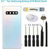 For Samsung Galaxy S10 Back Glass Cover Replacement S10 G973U G973F G973Ul G973F/DS G973W Back Cover Battery Back Glass Cover with Pre-Installed