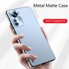 Kryt na telefon pro XiaoMi 12 Pro 12X Kovový Magnetický Hliníková Slitina Ultratenký Plně Ochranný Kryt pro XiaoMi 12S Ultra Zadní Kryt