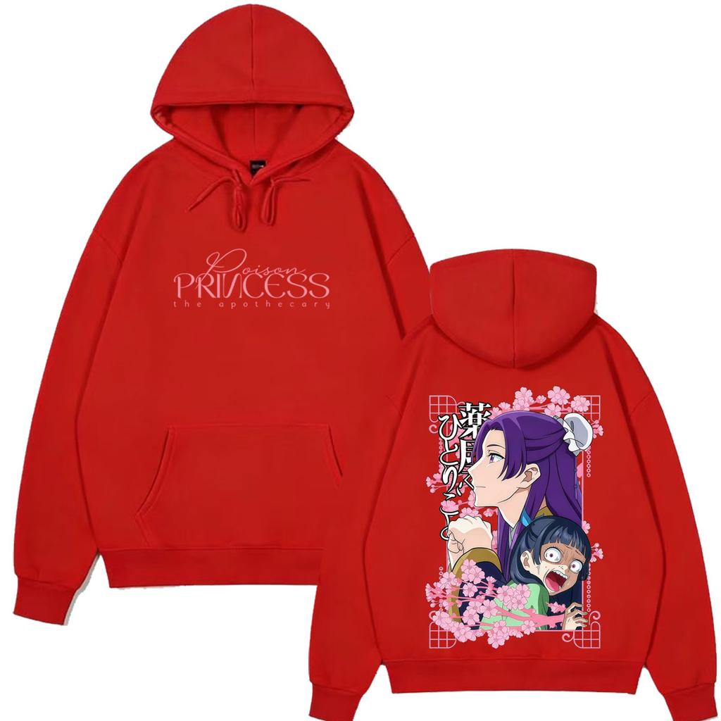 Anime The Apothecary Diaries Graphic Hoodie Unisex Fashion Sweatshirt Long Sleeves Loose Casual Vintage Oversized Pullover