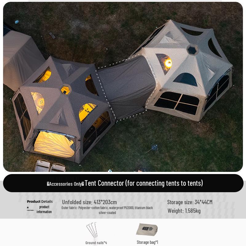 2025 Explorer Automatic Inflatable Tail Tent: SUV & Tesla Rainproof Camping Solution