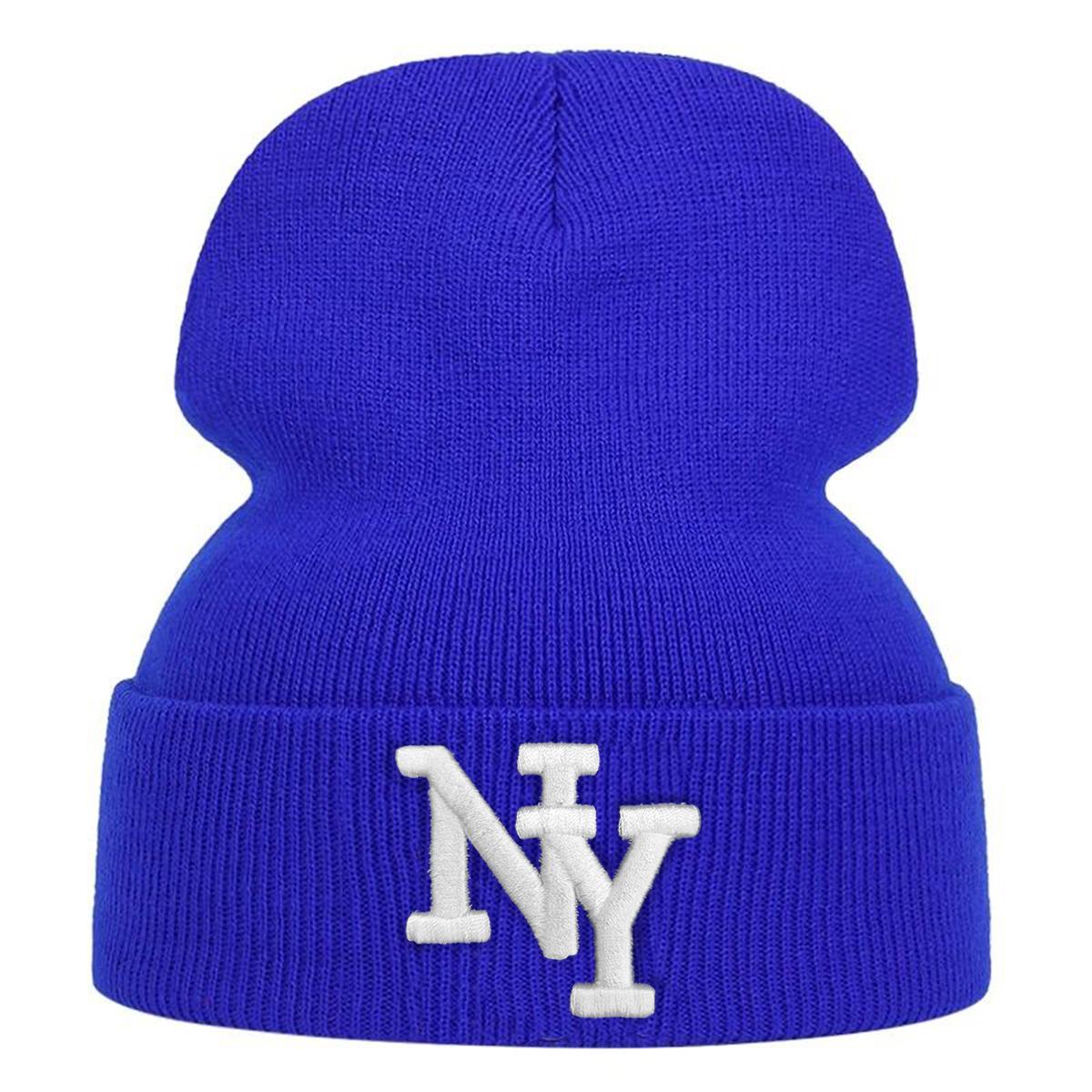 

Хлопковая шапка-бини с вышивкой букв, зимняя теплая, мужская и женская вязаная шапка для отдыха, спорта, катания на лыжах, модные шапки белый