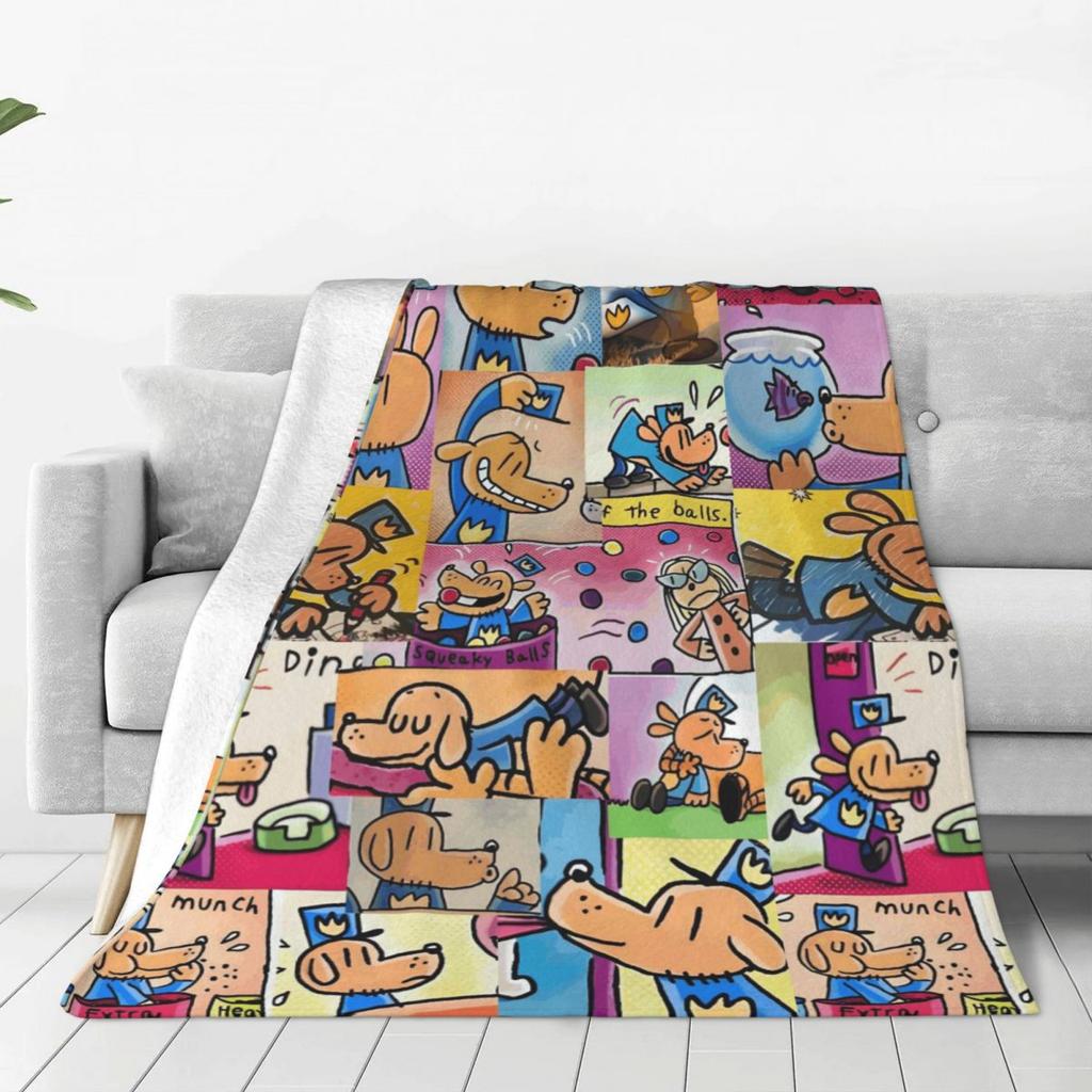 Custom Dogs Wallpaper Blanket Soft Fleece Autumn Warm Flannel Funny Manga Cartoon Throw Blankets For Sofa Travel Bedding Quilt