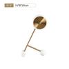 Metal Handicraft Geometric Metal Clock Abstract Triangle Table Clock Decorative Figurines Home Decoration Accessories