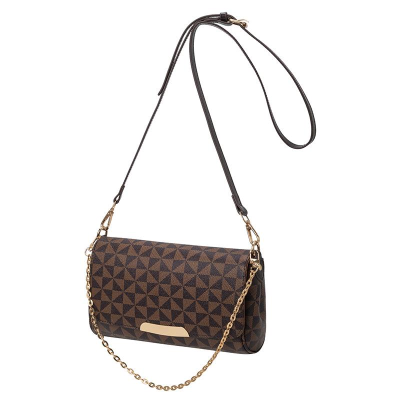 

Новые женские сумки Crossbody Мода Ретро Печатные одиночные сумки через плечо Цепочка Messenger Сумка