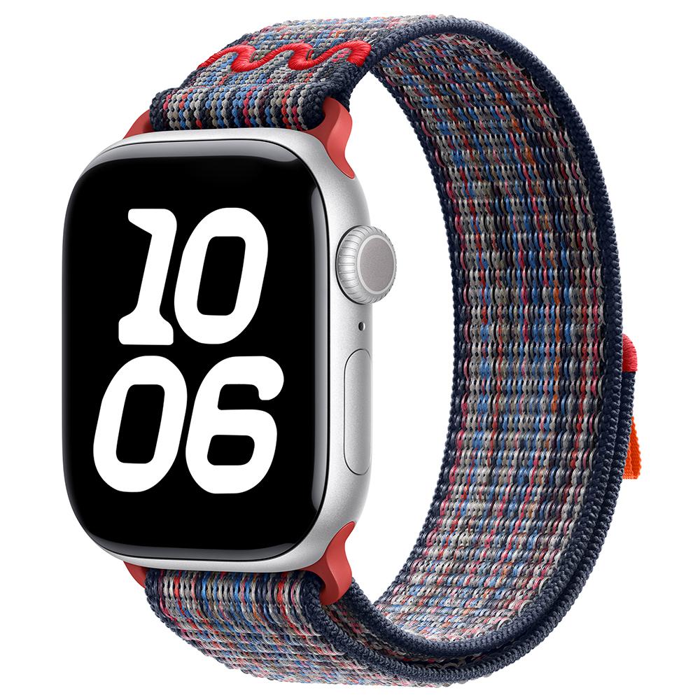 Nylon-Schlaufe für Apple Watch Armband 45mm 44mm 46mm 40mm 41mm 38mm 42mm Correa Armband iWatch Serie 11 10 6 Se 7 8 9 Ultra 3 2 49mm