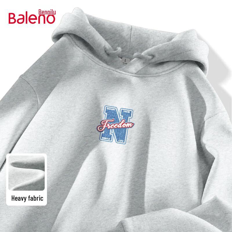 Мужское худи Baleno свободного кроя с принтом, из плотного материала 3XL