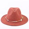 Popular European and American High-end Wool Top Hat, Men's and Women's Fashion Versatile Elegant Top Hat Jazz Hat