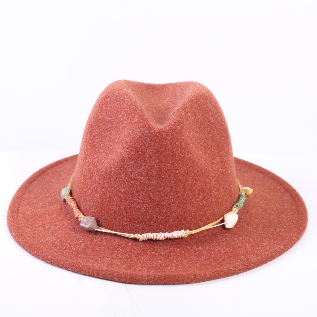 Popular European and American High-end Wool Top Hat, Men's and Women's Fashion Versatile Elegant Top Hat Jazz Hat