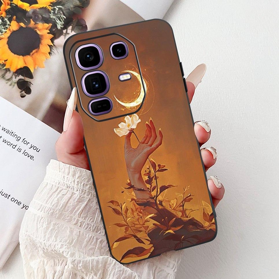 

Colorful Butterfly Flower Painting Phone Shell For Infinix Note 50 Pro+ Plus 5G Note 50x Case Matte Soft Silicone Back Cover Infinix Note 50x 5G