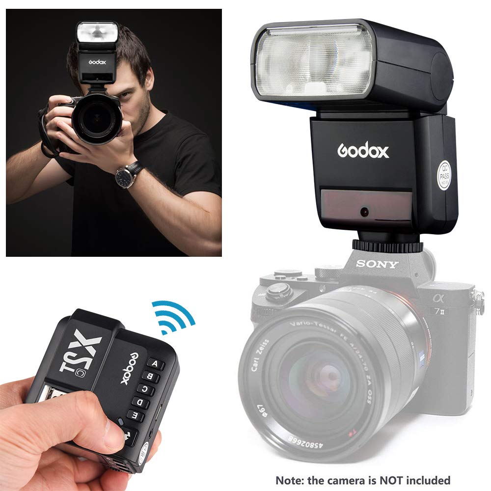 Authorized Dealer Japanese Instruction Manual GODOX TT350S Sony TTL Sync Mini Compatible with Sony Digital Cameras RX10 [Godox & Included] Clip-on
